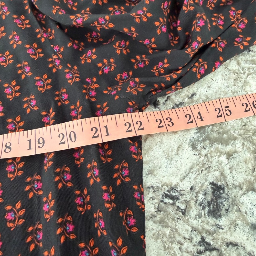 Beach Lunch Lounge Women's Dress Cover-Up Long Sleeve Boho Beachy Floral Size XL - Picture 10 of 13